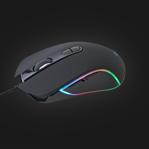 Mouse Gamer Pro4800dpi Stratos Njoytech Rgb Programable Usb