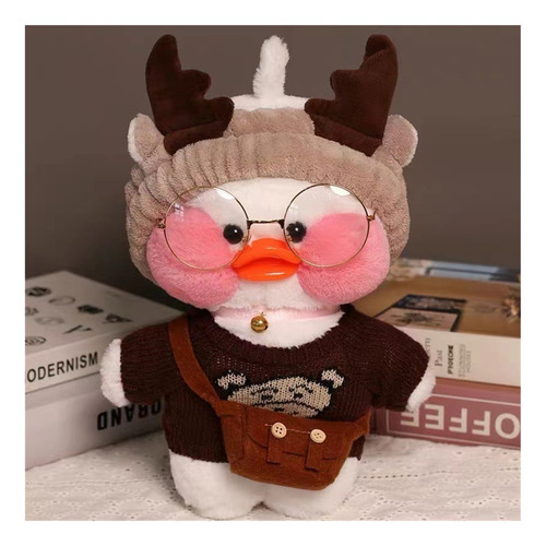 Juguete De Peluche Lalafanfan De Patito Con Accesorios