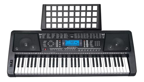 Imagen 1 de 3 de Teclado musical Gadnic T04 61 teclas Negro 220V