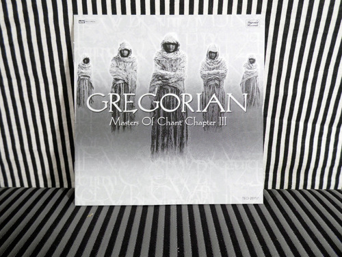 Gregorian Masters Of Chant Chapter Iii Cd Japonês Com Obi (Usado)