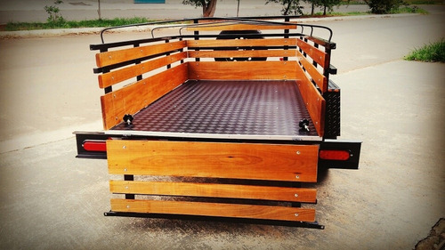 Imagem 2 de 15 de Carreta Fazendinha 1,20x2,00m Md Truck