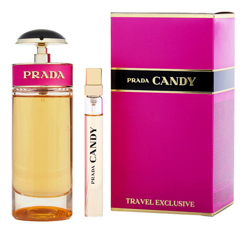 Kit Perfume Prada Candy Edp Feminino 80ml + Edp 10ml
