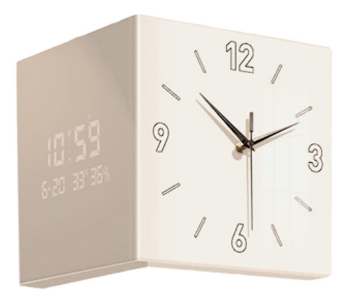 Squíle Del Reloj De Pared De Adorno De Reloj De Doble Crema