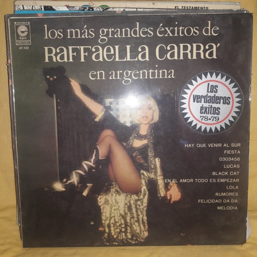 Vinilo Raffaella Carra Mas Grandes Exitos En Argentina M1