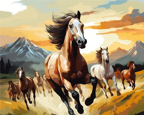 Comprar Rompecabezas de caballo con pintura de diamante 5d