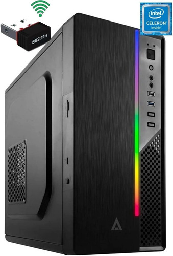 Cpu Computadora Escritorio Rgb Ssd 120gb 4gb Wi-fi Gratis