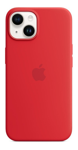 Funda iPhone 14 Silicona With Magsafe - (product)red Color (product)red - Distribuidor Autorizado
