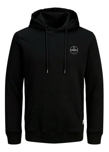 Buzo Chompa Hoodies Negro 100% Algodon Perchado 