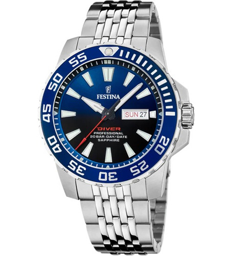 Reloj Festina Hombre Diver F20661/1 Cristal Zafiro