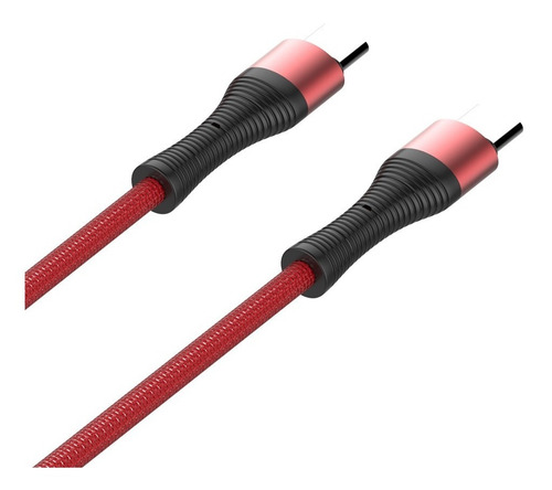 Cabo Usb Tipo C 3.a Fast Charge Cb-p160rd Vermelho C3tech®