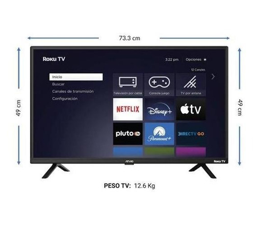 Tv Atvio 32 Pulgadas Hd Led Atv32
