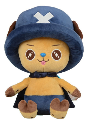 One Piece Blue Hat Tony Chopper Peluche Muñeca Regalo 30cm