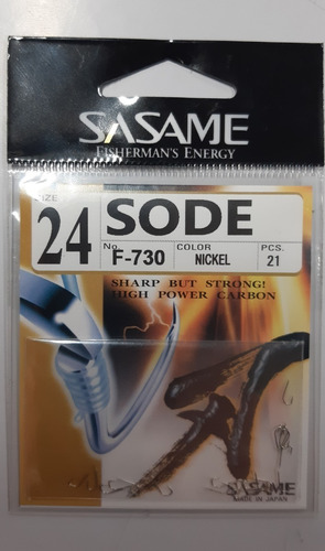 Imagen 1 de 2 de Anzuelos Sasame Sode F-730 Nro 24 Concurso El Jabali