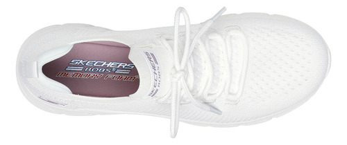 Tenis Skechers Dama 117590wht Bobs B Flex Lo
