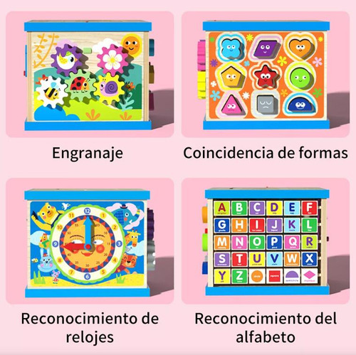 Cubo De Juguete Maze Activity Teaching Maze 8 En 1 Color Colorful Toygagade YSY085