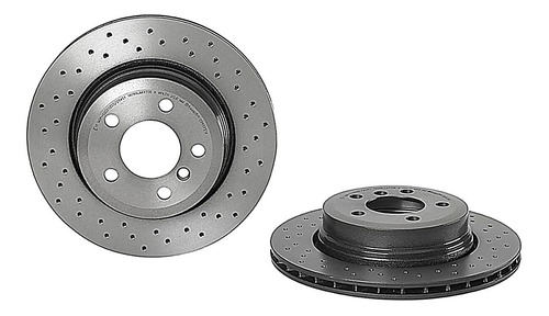 Par Discos Hiper Traseros Bmw X3 2.5l L6 04 A 05 Brembo