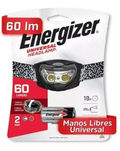 Linterna Manos Libres 3 Led Energizer Universal 60 Lumens