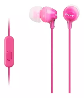 Fone de ouvido in-ear Sony EX Series MDR-EX15AP rosa