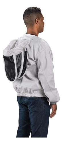 Chaqueta De Apicultor Bees Co K74 Algodón Natural M Blanca Color Diseño De La Tela Talle