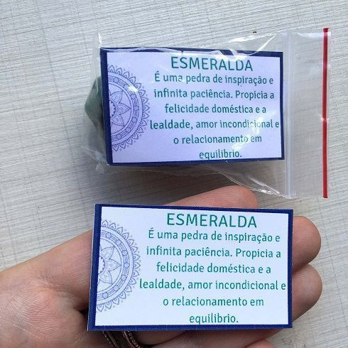 Pedra Cristal Esmeralda Natural Cura Equilíbrio Verde 883