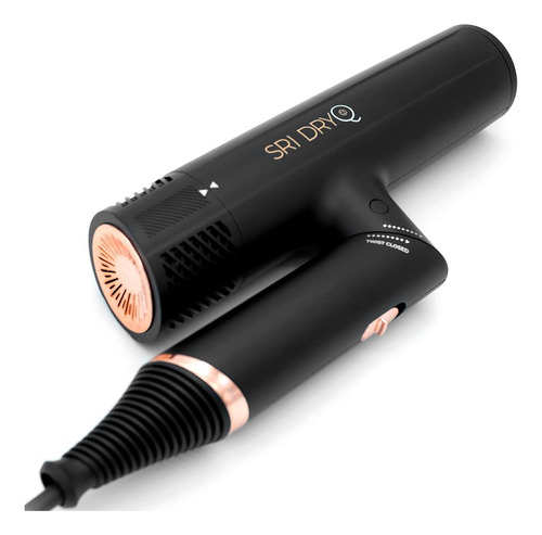 Skin Research Institute (sri) Secador De Pelo Dryq Smart . Color Negro