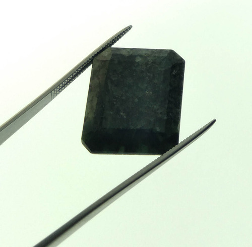 Esmeralda 22.425 Cts 19x16 Mm Retangular Inclusão Natural Verde