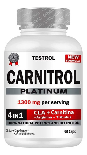 Imagen 1 de 8 de  Carnitrol 4 En 1 | Cla + Carnitina + Arginina 100 % Natural