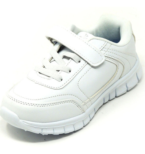 Zapatos Dep. Escolares Yoyo 15339v Blanco 24-31 Envío Gratis