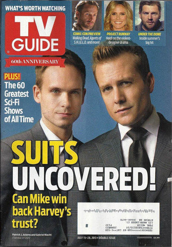 Tv Guide:  Patrick J. Adams & Gabriel Macht / Lisa Kudrow