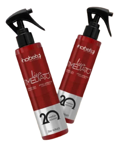 Kit 2 Liso Imediato 255ml Efeito Liso - Hobety