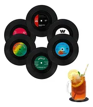 Comprar Posavasos De Vinilo Retro 6 Posavasos De Disco Moda Bar