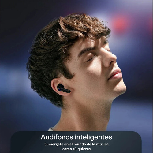 Audifonos Inalambricos Comerliv S10 Pantallatouch Ergonomico Negro
