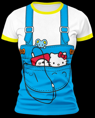 Polo Hello Kitty Para Mujer Estampado Overol Sira Coll