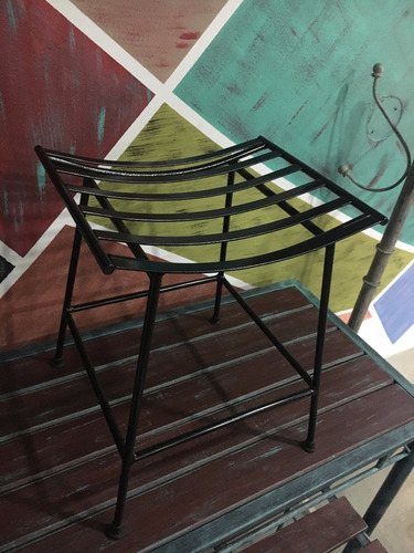 Imagen 6 de 10 de Banqueta De Hierro Forjado Linea Retro 10% Off Abril