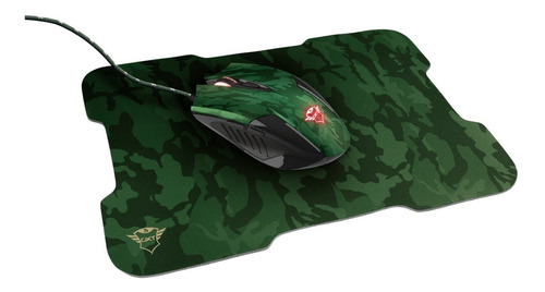 Mouse Y Mousepad Gaming Trust Rixa Camo Gxt 781