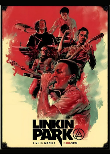 Póster Linkin Park Autoadhesivo 60x42cm #162