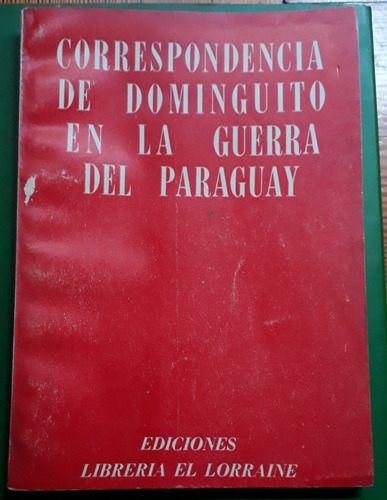 Correspondencia De Dominguito En La Guerra Del Paraguay