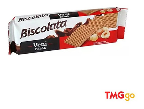 Galletas Veni Wafer Hazelnut Biscolata 110gr(3 Unidad)-super