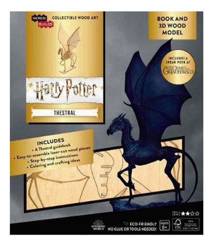 Harry Potter Thestral Libro Y Modelo Para Armar 3d-madera, De Insight Editions. Editorial Insight, Tapa Blanda, Edición 1 En Inglés, 2018
