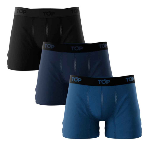 Top-boxer Pack 3 Cotton-lycra Hombre 208 P-3 C17 