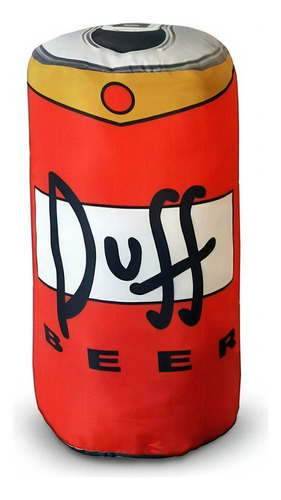 Almofada Duff Beer Simpsons Lata De Cerveja Grande Cor Vermelho Cerveja