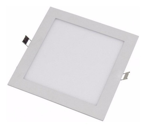 Embutido Spot Luz Led Cuadrado 22x22cm Cocina/baño/comercio