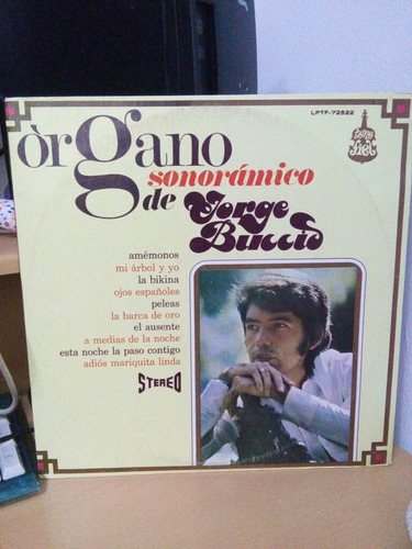 Jorge Buccio Organo Sonorámico Vinyl Lp Acetato 