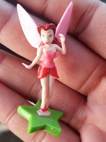 Campanita Tinker Bell Hada Fawn 3cm Miniatura (Usado)