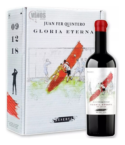 Vino River Plate La Gloria Eterna Malbec Estuche X3 Unidades