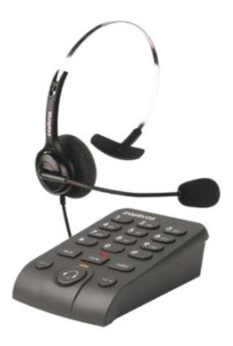 Telefone Headset Intelbras Hsb 40 Preto - Com Teclado