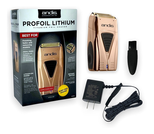 Promocion!!! Shaver Profoil Andis Edición Rose Litio 80 Min Color Gold Rose