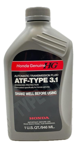 7 Pack Atf Type 3.1 9vel Honda Transmision Aut Pilot 19-22
