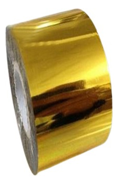 Foil Dorado Mayoreo Uñas Rollo 100m X4cm