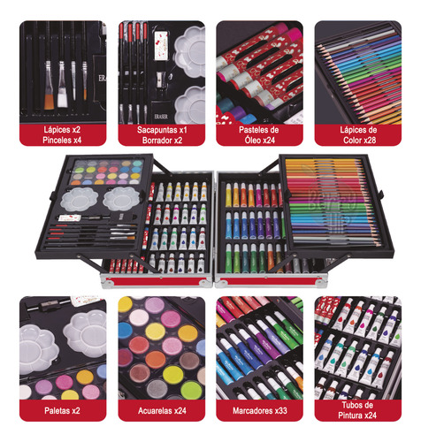 Set De Arte Hello Kitty Marcadores Colores